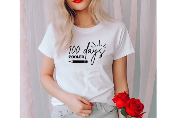 100 Days Cooler Graphics for T-Shirt Designs