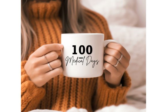 100 Medical Days Graphics for T-Shirt Designs