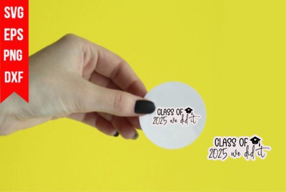 Class of 2025 We Did It Embroidery Design Review