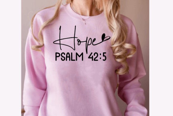 Hope Psalm 42 5 Graphics & T-Shirt Designs