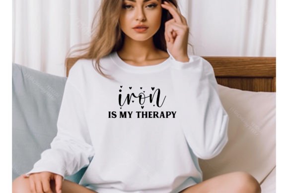 Iron Is My Therapy Graphics for T-Shirt Designs